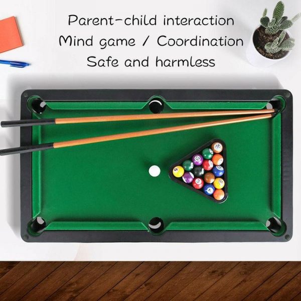 Mini Desktop Pool Table Billiard Tabletop Pool Toy Game Set Parent child Interaction Children Educational Toys 5 - Mini Billiard Table
